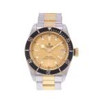 Montre d'occasion TUDOR Black Bay 41 homme mouvement automatique certifié (cosc) bracelet or jaune 750/000 et acier - vue 1