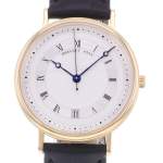 Montre d'occasion BREGUET Classique homme automatique bracelet cuir d'origine - vue D1