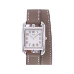 Montre d'occasion HERMES Cape Cod femme quartz bracelet cuir d'origine - vue 1
