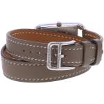 Montre d'occasion HERMES Cape Cod femme quartz bracelet cuir d'origine - vue 3