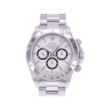 Montre d'occasion ROLEX Cosmograph Daytona Zenith homme mouvement automatique certifié (cosc) bracelet acier