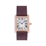 Montre d'occasion CARTIER Tank Solo mixte quartz bracelet cuir - vue 1