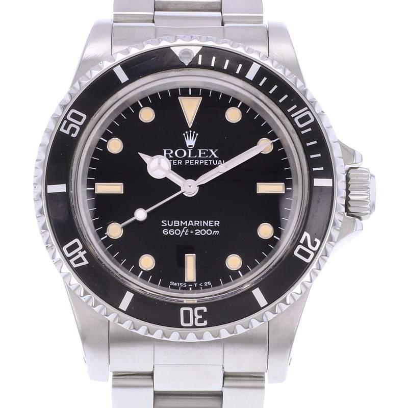 Montre d'occasion ROLEX Submariner Vintage homme automatique bracelet acier - vue D1