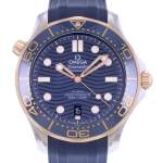 Montre d'occasion OMEGA Seamaster 300 Diver Co-Axial Chronometer homme mouvement automatique certifié (cosc) bracelet caoutchouc - vue D1