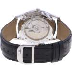 Montre d'occasion JAEGER LECOULTRE Master Ultra Thin Moonphase homme automatique bracelet cuir cresus - vue 3