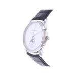 Montre d'occasion JAEGER LECOULTRE Master Ultra Thin Moonphase homme automatique bracelet cuir cresus - vue D2