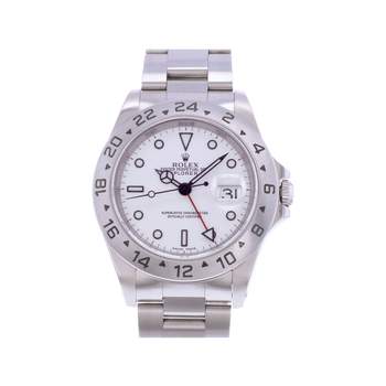 Montre d'occasion ROLEX Explorer II homme mouvement automatique certifié (cosc) bracelet acier