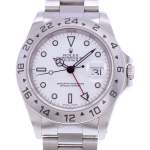 Montre d'occasion ROLEX Explorer II homme mouvement automatique certifié (cosc) bracelet acier - vue D1