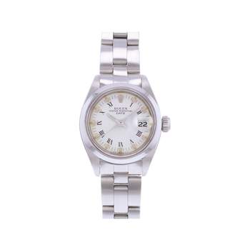 Montre d'occasion ROLEX Oyster Perpetual Date Lady femme automatique bracelet acier