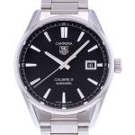 Montre d'occasion TAG HEUER Carrera Calibre 5 homme automatique bracelet acier - vue D1