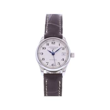 Montre d'occasion LONGINES Master Collection femme automatique bracelet cuir cresus