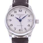 Montre d'occasion LONGINES Master Collection femme automatique bracelet cuir cresus - vue D1