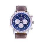 Montre d'occasion BREITLING Navitimer B01 Chronograph homme mouvement automatique certifié (cosc) bracelet cuir cresus - vue 1