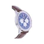 Montre d'occasion BREITLING Navitimer B01 Chronograph homme mouvement automatique certifié (cosc) bracelet cuir cresus - vue 2