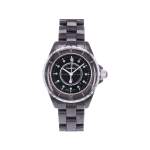 Montre d'occasion CHANEL J12 33 mm Emeraude femme quartz bracelet céramique - vue 1