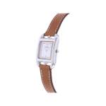 Montre d'occasion HERMES Cape Cod Diamants femme quartz bracelet cuir d'origine - vue D2