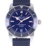 Montre d'occasion BREITLING SuperOcean Heritage homme mouvement automatique certifié (cosc) bracelet caoutchouc - vue D1