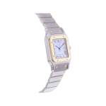 Montre d'occasion CARTIER Santos Automatique mixte automatique bracelet or jaune 750/000 et acier - vue 2