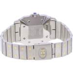 Montre d'occasion CARTIER Santos Automatique mixte automatique bracelet or jaune 750/000 et acier - vue 3