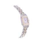 Montre d'occasion CARTIER Panthère femme quartz bracelet or jaune 750/000 et acier - vue 2
