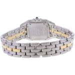 Montre d'occasion CARTIER Panthère femme quartz bracelet or jaune 750/000 et acier - vue 3