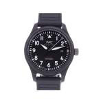 Montre d'occasion IWC Pilot Top Gun homme automatique bracelet caoutchouc - vue 1