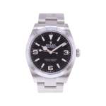 Montre d'occasion ROLEX Explorer homme mouvement automatique certifié (cosc) bracelet acier - vue 1