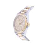 Montre d'occasion ROLEX DateJust 36 homme mouvement automatique certifié (cosc) bracelet or jaune 750/000 et acier - vue D2