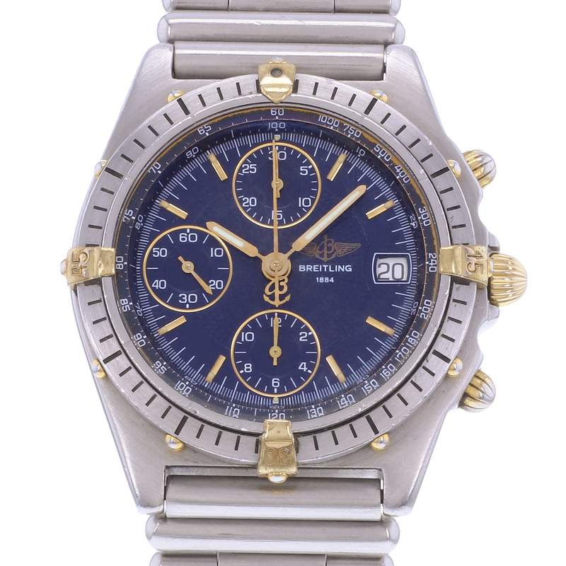 Montre d'occasion BREITLING Chronomat homme automatique bracelet acier - vue D1