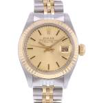 Montre d'occasion ROLEX DateJust Lady femme automatique bracelet or jaune 750/000 et acier - vue D1