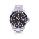 Montre d'occasion ROLEX Submariner Date homme mouvement automatique certifié (cosc) bracelet acier - vue 1