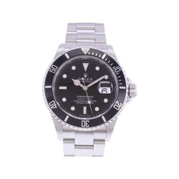 Montre d'occasion ROLEX Submariner Date homme mouvement automatique certifié (cosc) bracelet acier