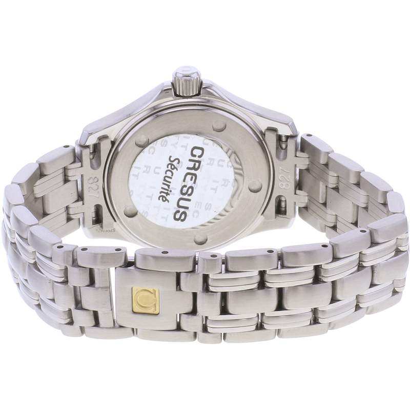 Montre d'occasion OMEGA Seamaster 120 29mm femme quartz bracelet acier - vue 3