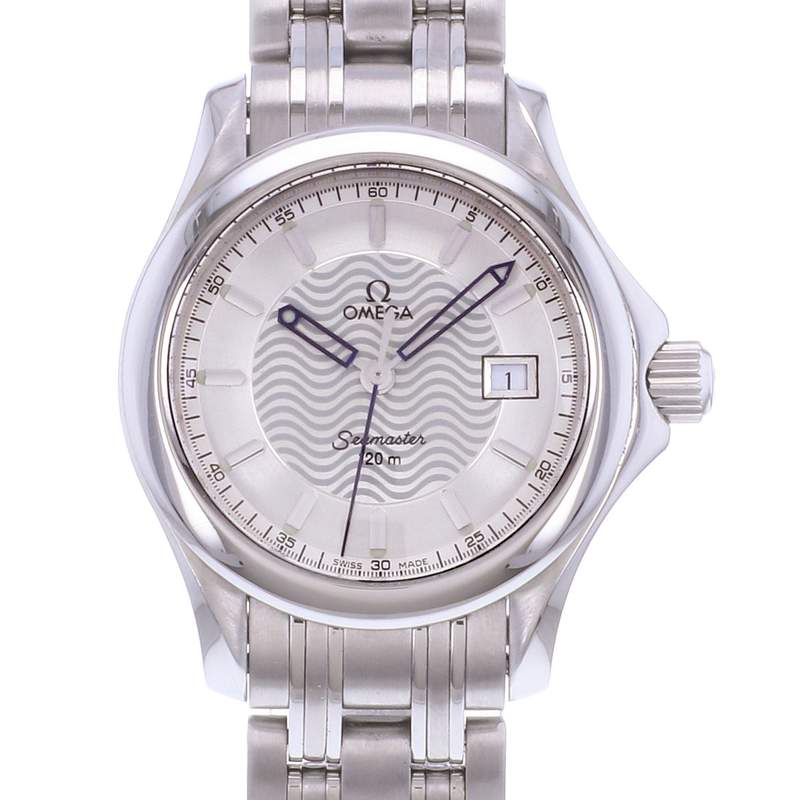Montre d'occasion OMEGA Seamaster 120 29mm femme quartz bracelet acier - vue D1