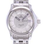 Montre d'occasion OMEGA Seamaster 120 29mm femme quartz bracelet acier - vue D1
