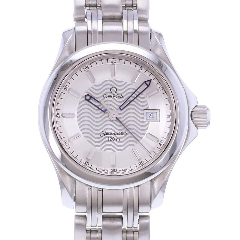 Montre d'occasion OMEGA Seamaster 120 29mm femme quartz bracelet acier - vue D1