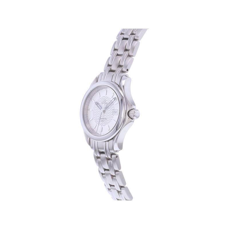 Montre d'occasion OMEGA Seamaster 120 29mm femme quartz bracelet acier - vue D2