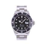 Montre d'occasion ROLEX Submariner Date homme mouvement automatique certifié (cosc) bracelet acier - vue 1