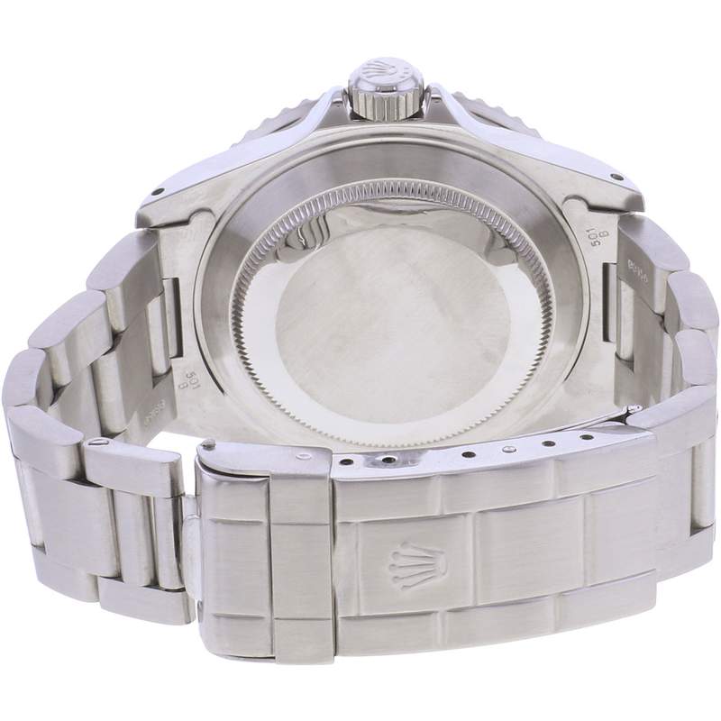 Montre d'occasion ROLEX Submariner Date homme mouvement automatique certifié (cosc) bracelet acier - vue 3