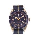 Montre d'occasion TUDOR Black Bay Bronze Edition Bucherer homme mouvement automatique certifié (cosc) bracelet nato - vue 1