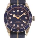 Montre d'occasion TUDOR Black Bay Bronze Edition Bucherer homme mouvement automatique certifié (cosc) bracelet nato - vue D1