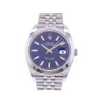 Montre d'occasion ROLEX DateJust 41 homme mouvement automatique certifié (cosc) bracelet acier - vue 1