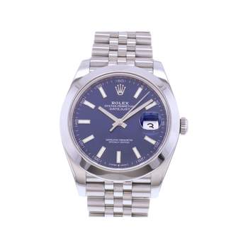 Montre d'occasion ROLEX DateJust 41 homme mouvement automatique certifié (cosc) bracelet acier