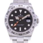 Montre d'occasion ROLEX Explorer II homme mouvement automatique certifié (cosc) bracelet acier - vue D1