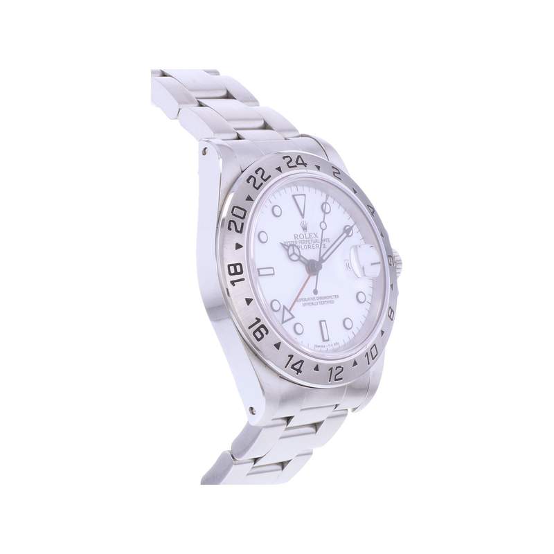 Montre d'occasion ROLEX Explorer II homme mouvement automatique certifié (cosc) bracelet acier - vue 2