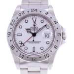 Montre d'occasion ROLEX Explorer II homme mouvement automatique certifié (cosc) bracelet acier - vue D1
