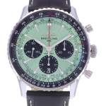 Montre d'occasion BREITLING Navitimer B01 Chronograph 43 homme automatique bracelet cuir d'origine - vue D1