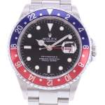 Montre d'occasion ROLEX GMT-Master II Pepsi homme mouvement automatique certifié (cosc) bracelet acier - vue D1