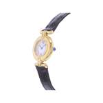 Montre d'occasion CARTIER Must Colisée femme quartz bracelet cuir cresus - vue D2