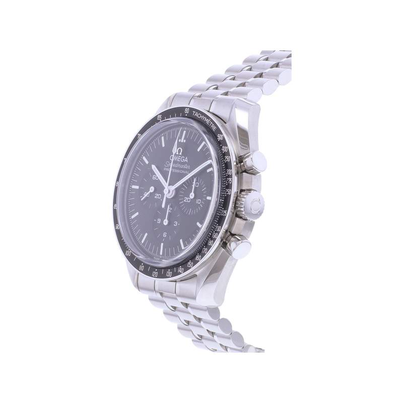 Montre d'occasion OMEGA Speedmaster Professional Moonwatch homme mécanique bracelet acier - vue D2